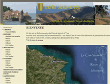 Tablet Screenshot of cote-vermeille.fr